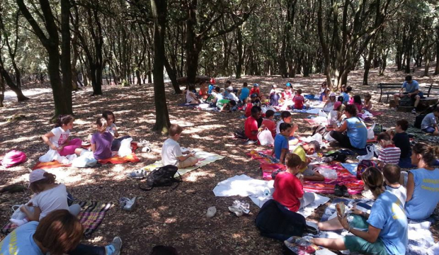 Centro Estivo bambini sotto gli alberi